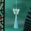 1PC Pearl Phone Bag Butterfly Tassel Hanging Ornament Embroidery Exquisite