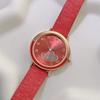 Women Heart Quartz Wristwatch Pu Leather Watches Clock Pointer Watch
