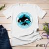 Myśląc o orekach Zwierzę morskie Wieloryb Unisex Koszulka Męska Damska T-shirty Top