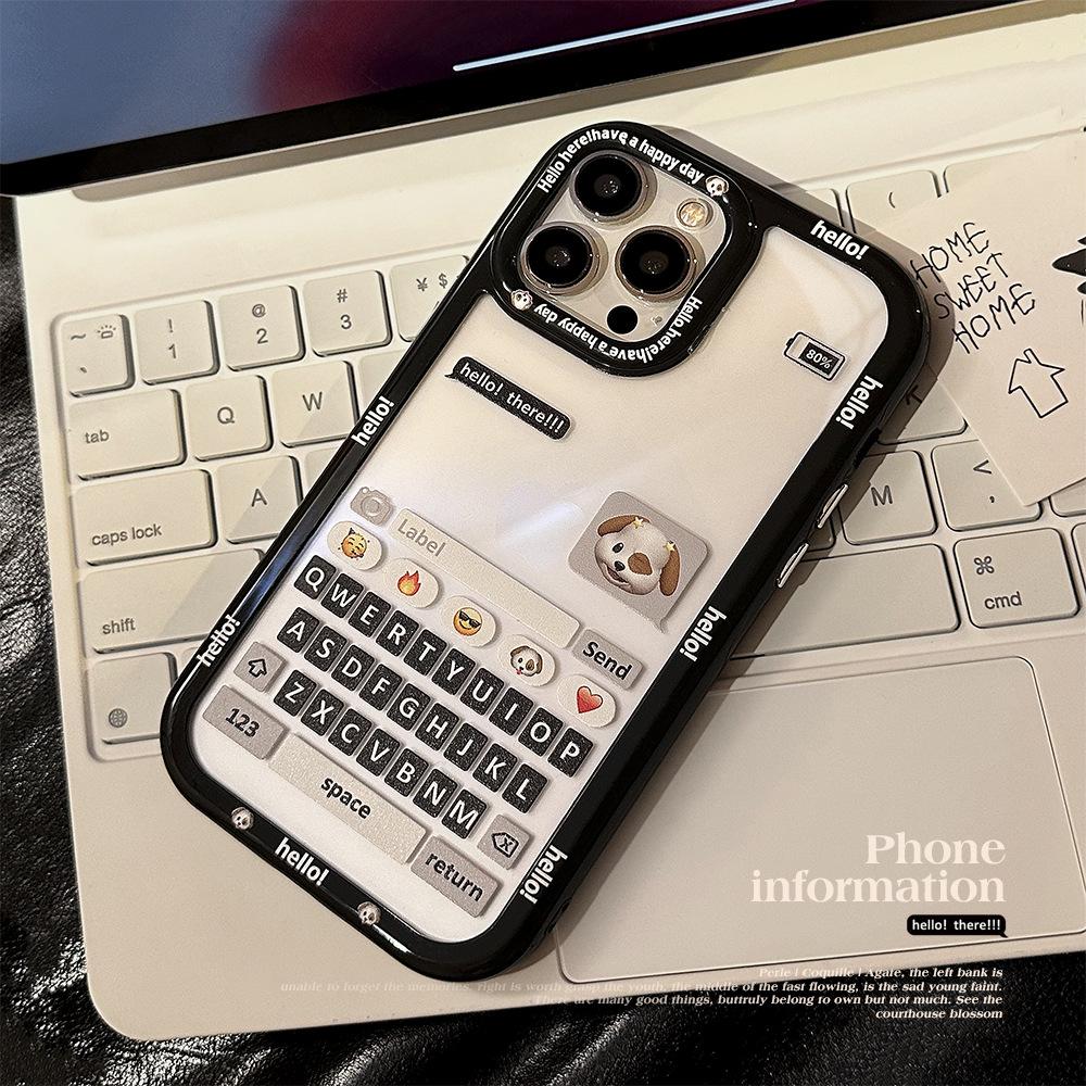

Keyboard Puppy Suitable for 14Pro Max IPhone 13 Acrylic 15 Trendy and Cool Magnetic 16 12pro max(6.7)