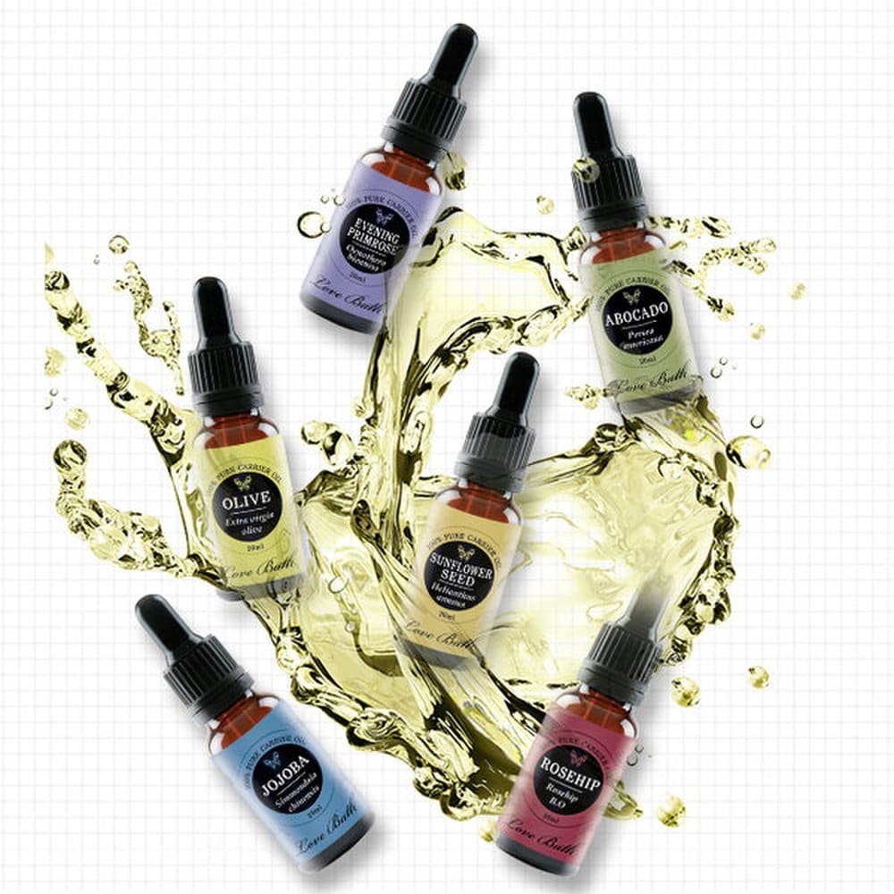 LOVE BATH 100% vysoce koncentrovaný pleťový olej/šípkový olej/jojobový olej/20ML