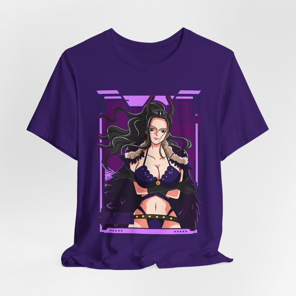 Anime Graphic Tee, Sexy Waifu Nico Robin Shirt, Unisex Jersey Top, Anime Fan