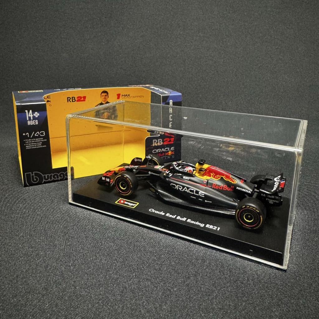 [USED] Blagoh F1 143 Scale 2025 Red Bull Racing RB21 No. 1 Max Verstappen Driver Model with Dedicated Case