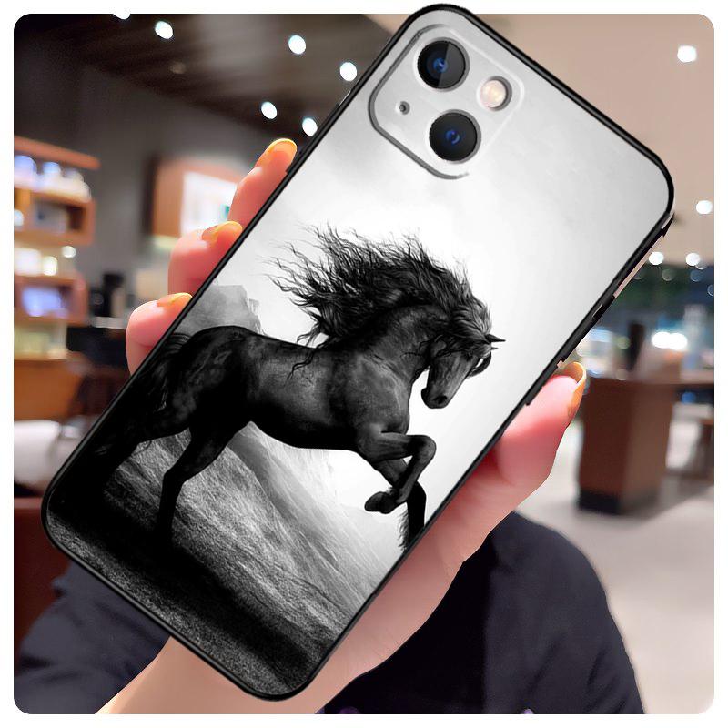 Domineering Cool Horse Case For iPhone 16 14 15 Pro Max 12 13 Mini 11 15 Pro Max Plus X XS Max XR Phone Cover