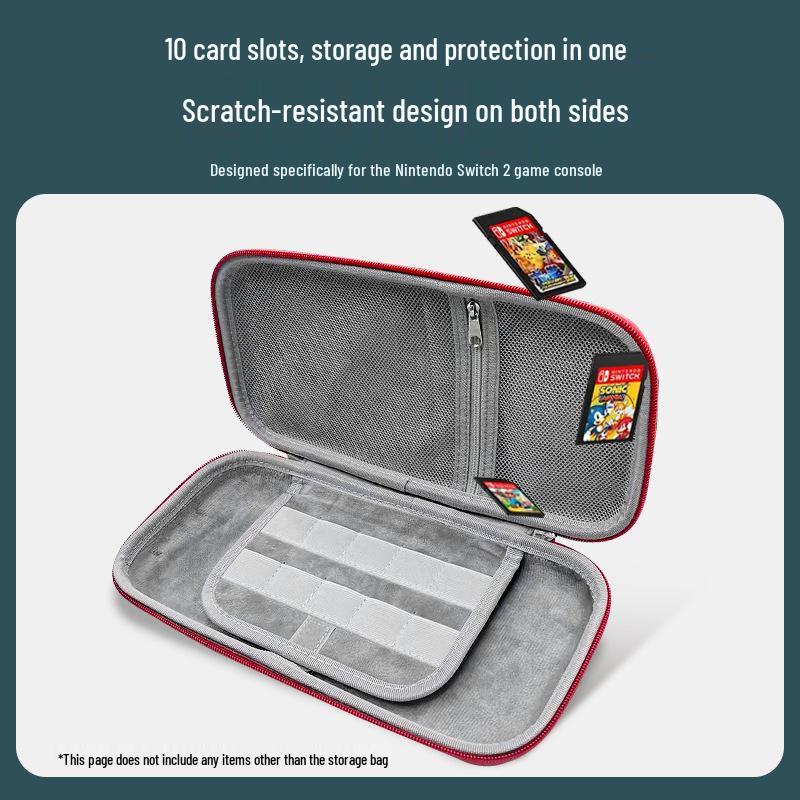 Nintendo Mario Design Switch2 Protective Storage Bag - Portable and Drop-Proof Case
