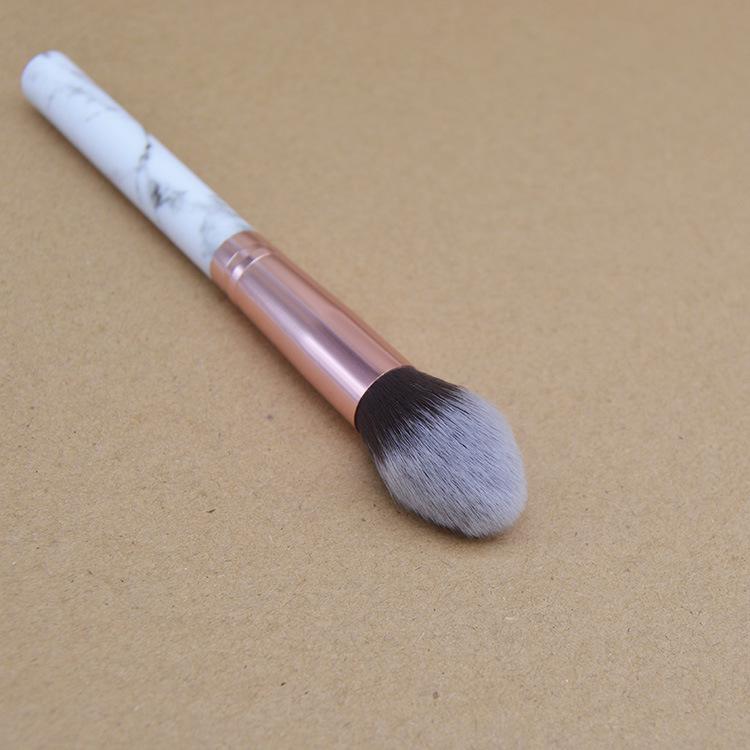 Marble Pattern Makeup Brush: Blush, Powder, Highlighter, Dusting - In Stock