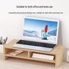 Desktop Monitor Stand with Keyboard Storage