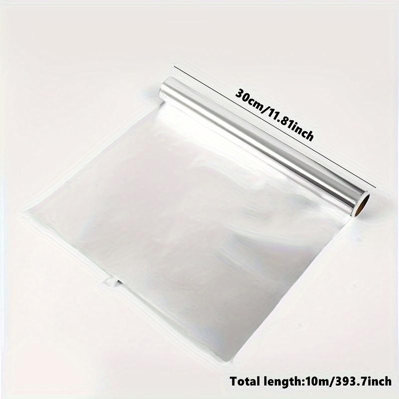 

1 roll Advanced thick aluminum foil roll - multi-layer heat-resistant, perfect for barbecue, kitchen use, and outdoor picnics