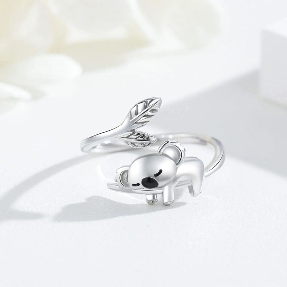 Trendy Style Animal Open Ring Simple Design Open Ring Cute Animal Finger Jewelry Fashion Accessory