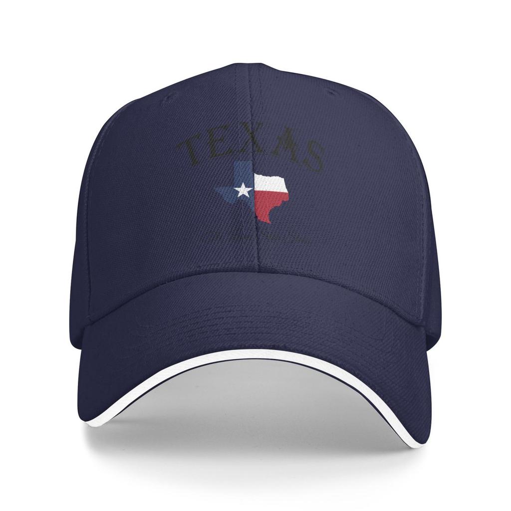 Texas Trucker Hat Vibrant Heat Transfer Print Polyester Cap - Quick-Dry Outdoor Streetwear Adjustable Buckle Outdoor Leisure Hat