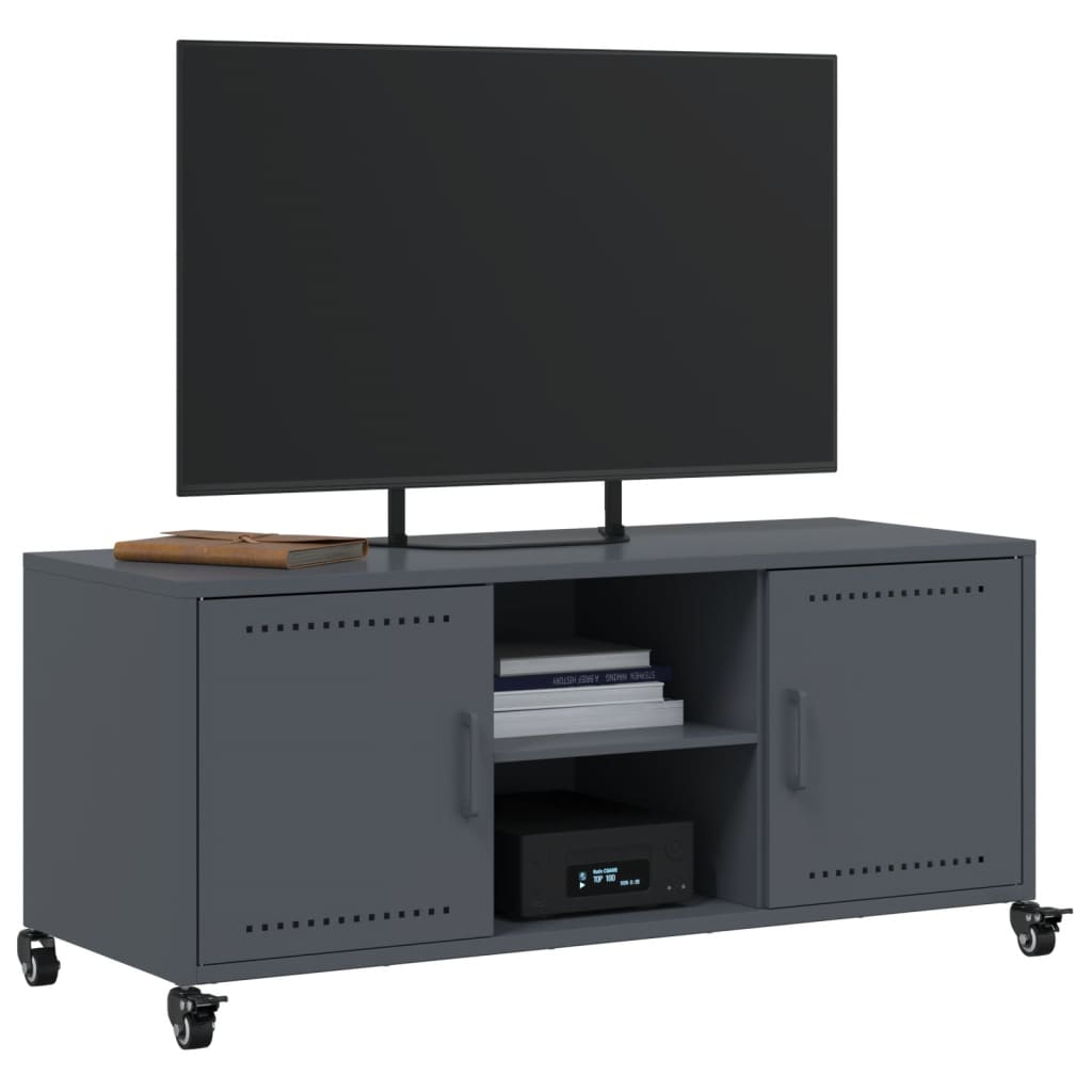 TV Cabinet Anthracite 100.5 x 39 x 43.5 cm Steel