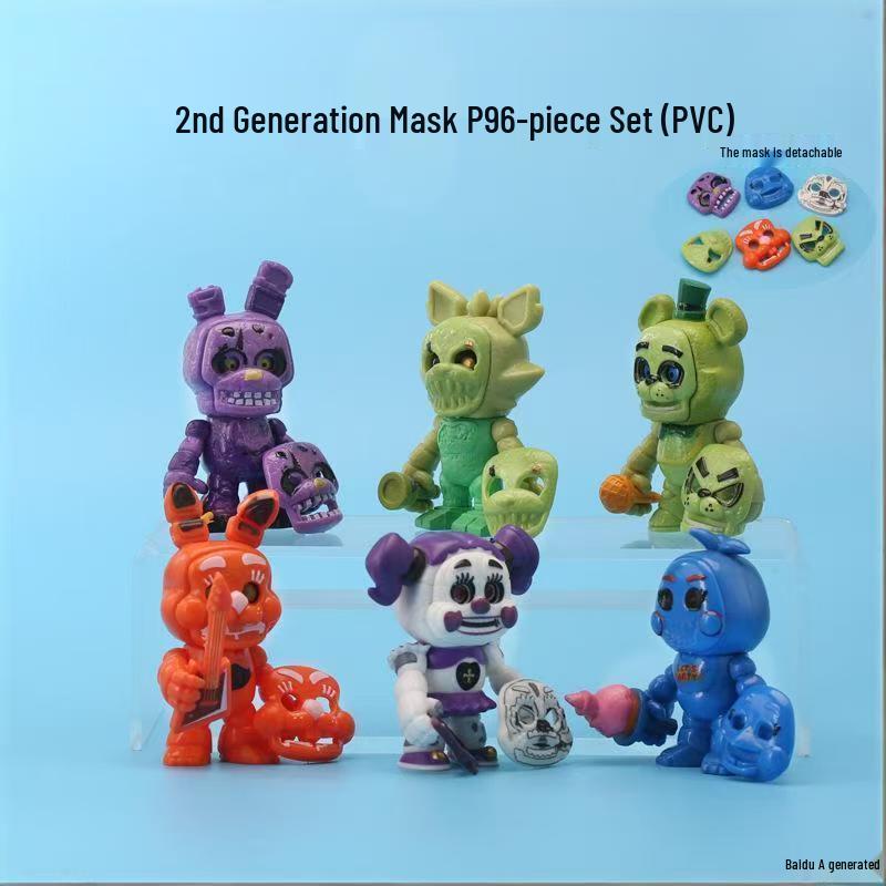 Five Nights at Freddy's Anime Nachtbär Halloween Figur - Trendiges Spielzeug Blind Box