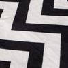 Simple Black And White Striped Blanket Corrugated Household Blanket Sofa Blanket Nap Air Conditioner Blanket Flannel Blanket