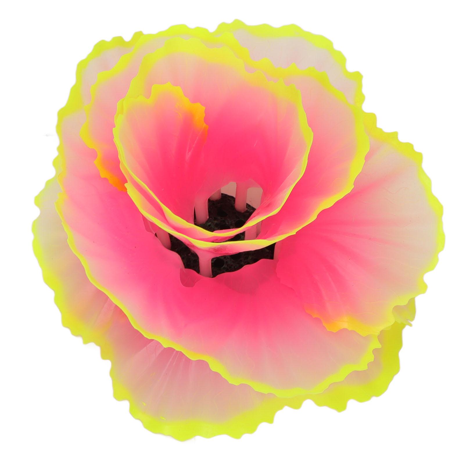 

Имитация кораллов Флуоресцентное украшение для аквариума Растения Украшение для ландшафтного декора Красочный розовый