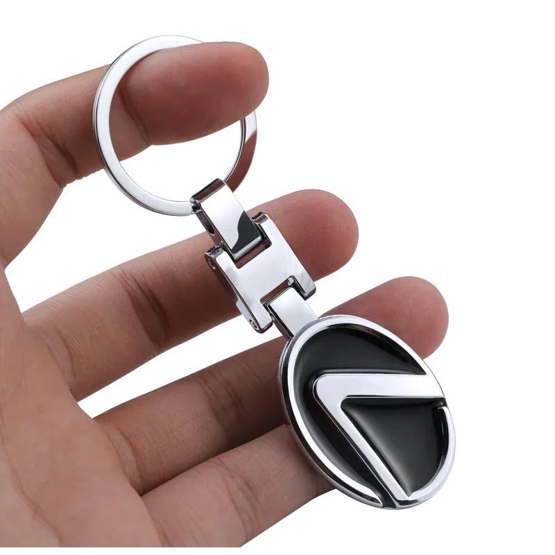 For Lexus RX330 IS250 Ct200h ES300h RX350 IS300h NX300h RX400h ES350 UX250h Car Key Chain Metal Keyring Accessories Ornaments