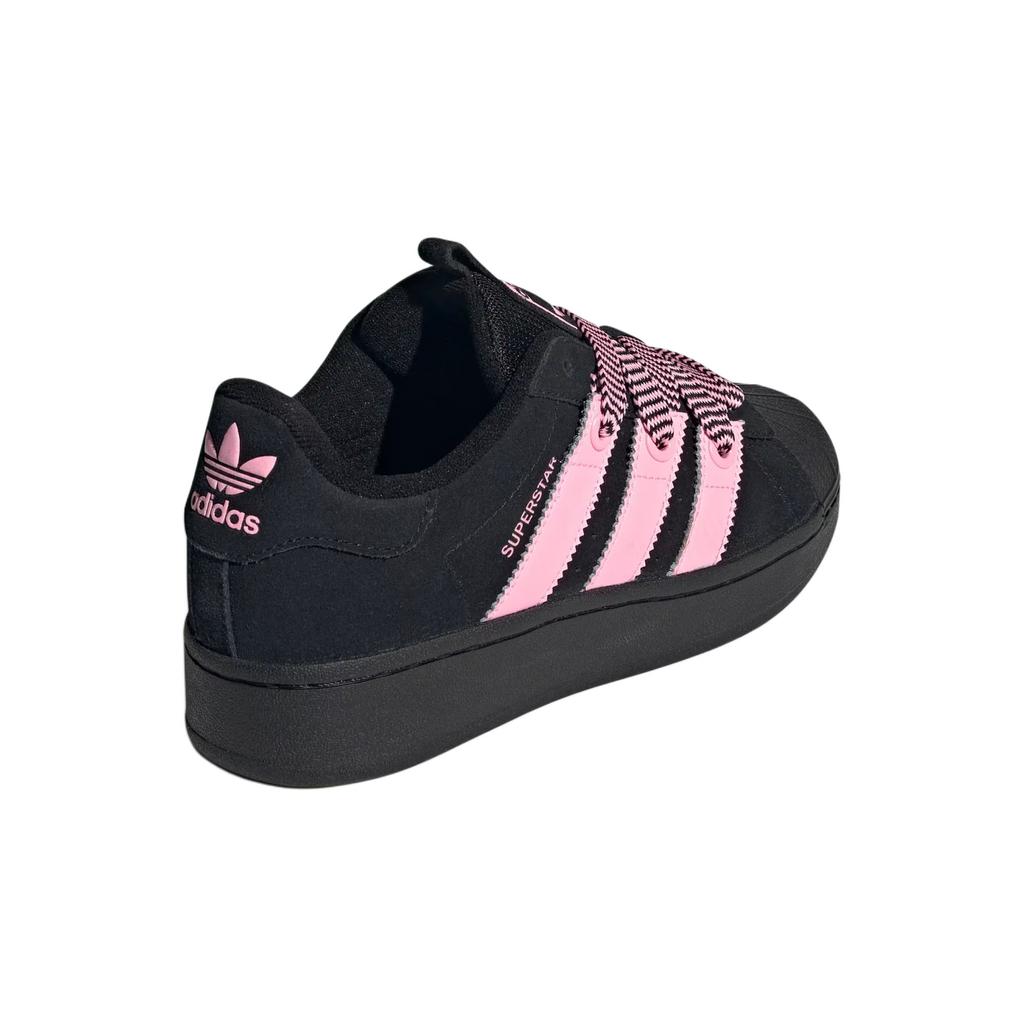 Adidas Oryginalne Superstar Xlg Zamszowe Wygodne Wszechstronne Niskoprofilowe Sneakersy Damskie Czarne IG7044