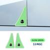 2pcs/set Car Badge Scratch Guard Anti-collision Door Corner Cover For Mercedes Benz B/C/E/S Class A Class C200L GLC GLE CLA CS1