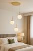 Pendant Ceiling Lamp Chandelier Balls Gold Modern Glamour