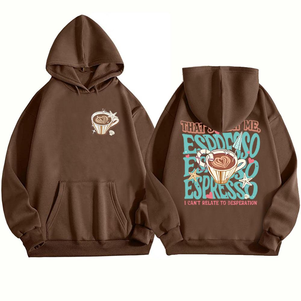 Sabrina Carpenter Espresso Hoodie Sabrina Carpenter Album Merch Fan Gift Unisex Harajuku Long Sleeve Sweatshirts