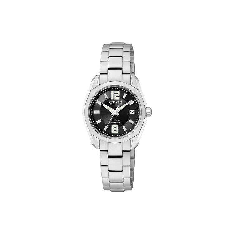 

CITIZEN Ecology Drive Collection 100m Water Resistant Light Powered Quartz Movement Stainless Steel Strap EW2101-59E Black