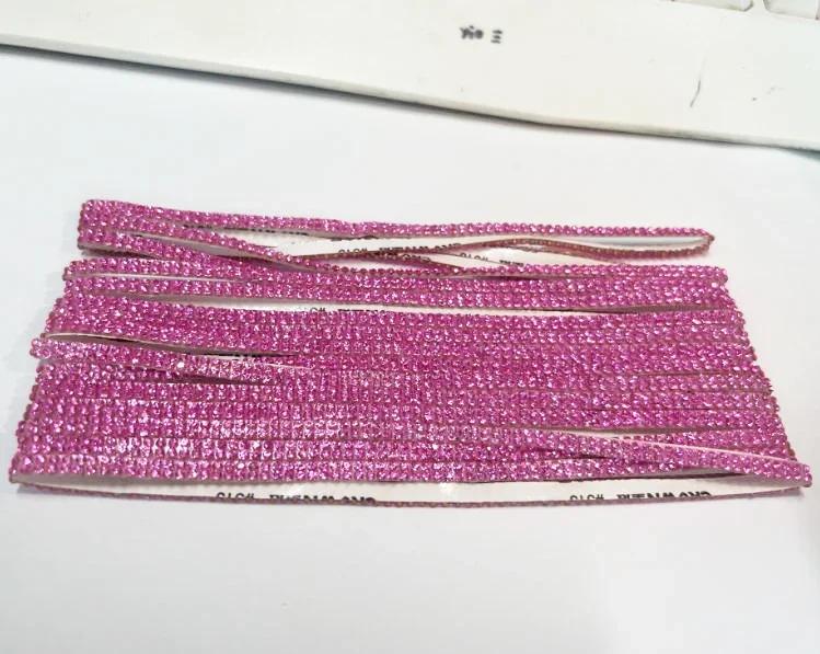 Car Decorative Stickers Auto Crystal Artificial Diamond Girls Car Decoration Accessories Auto Interior Cover Waterproof 5mm*5m