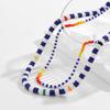 Bohemian Multi-layer Colorful Soft Clay Small Bead Necklace for Men Double-layer Stacked Jewelry
