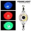 Mini Fishing Lure Light LED Deep Drop Underwater Eye Shape Fishing Squid Fishing Bait Luminous Lure for Attracting Fish