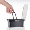 Narrow Trash Can Bathroom Toilet Brush Waste Bin Bucket Garbage Bag Dispenser