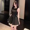 Thousand Gold Wind Small Black Dress Dress Women's Summer High-end Birthday Party Small Gift Dress, Thin Sleeveless Vest Skirt