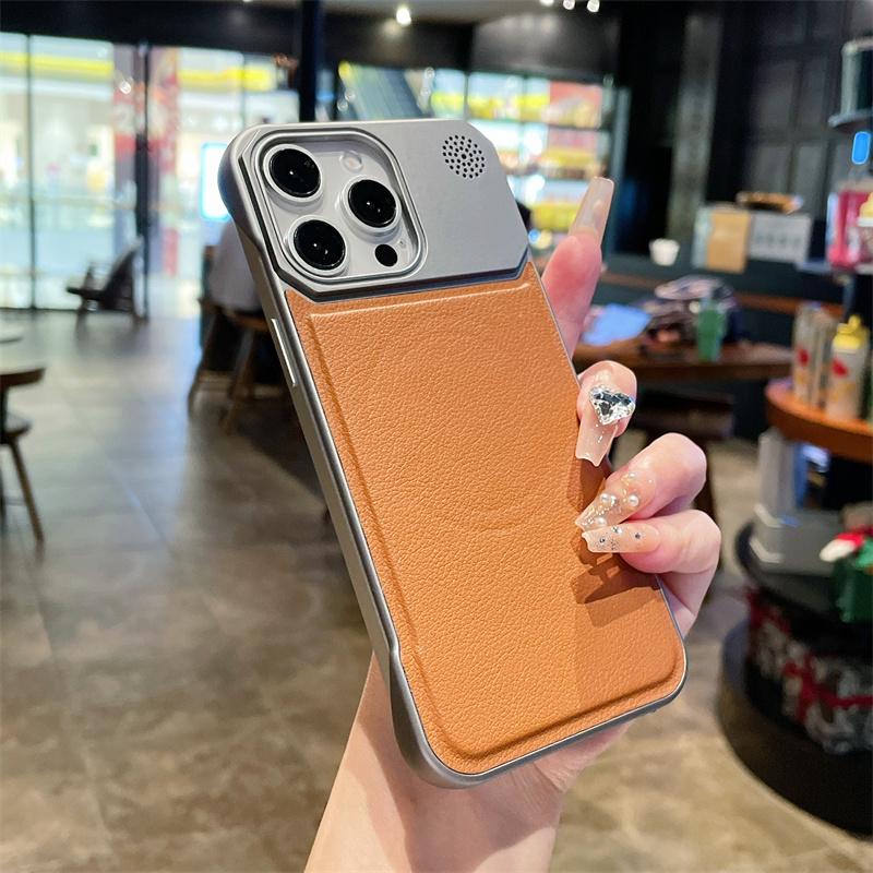 Luxe Kunstleer Aromatherapie Magnetische Telefoonhoes voor IPhone 17 16 E 15 14 13 12 11 Pro Max Randloos Draadloos Opladen Cover