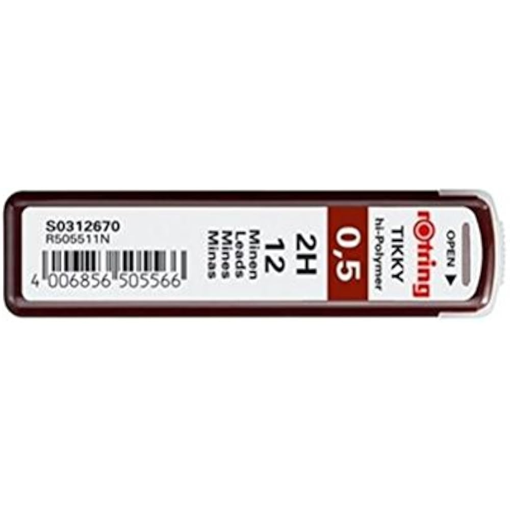 Rottling mechanical pencil refill 0.5mm 2H S0 312-670 [genuine Japanese product]