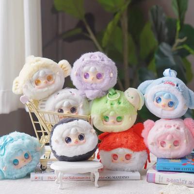 Yooki V6 Ocean Baby Series Blind Box Plush Doll Bag Pendant Keychain Desktop Decor Guess Doll Figure Trendy Toy Cute Plush Gifts