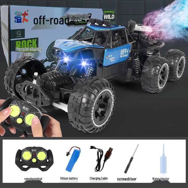 Large Alloy 6-Wheel Remote Control Off-Road Car - High-Speed Climbing Vehicle for Kids