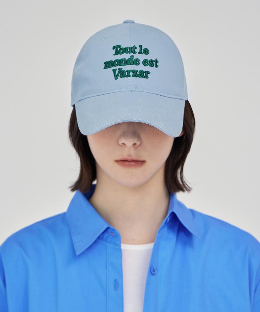 Bajal Tmv Lettering Ball Cap [Washed Sky]