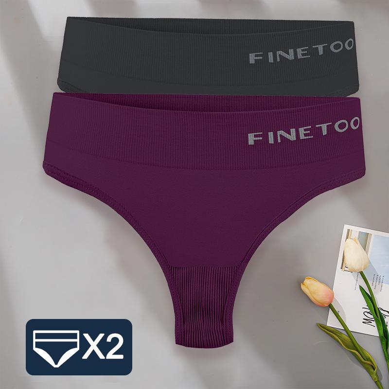 2PCS/Set M-2XL Bodyshaper G-String Panties Women Slim Underwear Female Lingerie Sexy Lady Thongs High Waist Underpants