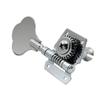 Musiclily open gear type bass 4-in-line tuners, chrome.