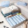 Hand Roll Compression Bags for Clothes, Portable Vacuum Storage Bags for Travel and Luggage