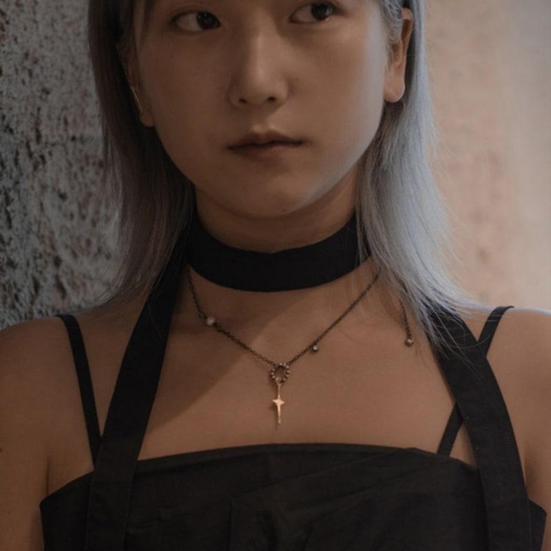 moon light stone Daisy_necklace_chain ver.