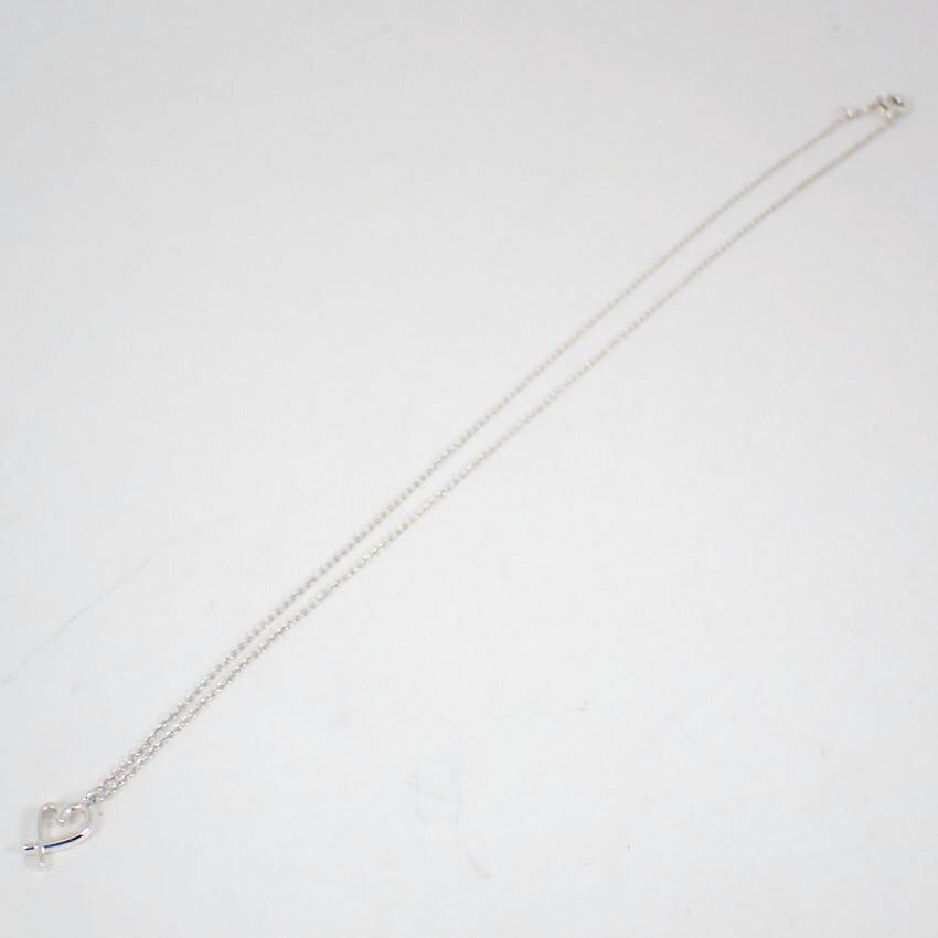 [Used] TIFFANY/Tiffany 925 Loving Heart Pendant/Necklace/j64-8