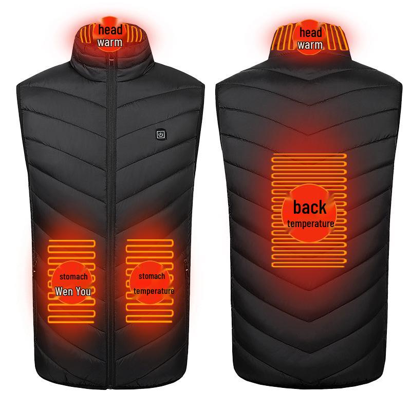 Men's Smart Heated Vest: Full Body Electric Heating with Constant Temperature