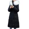 Women's Winter Long Thickened Cotton Jacket Hooded Cotton Jacket Cold Clothing