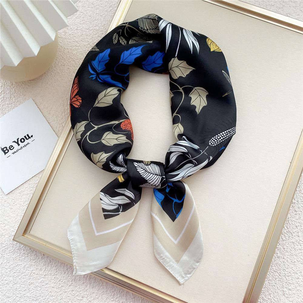 Decorație de modă Esarfă Bentita de păr Cravată Păr 70 Eșarfă pătrată mică Eșarfă de mătase Primăvară și toamnă femei Versatil Eșarfă mică Eșarfă profesională