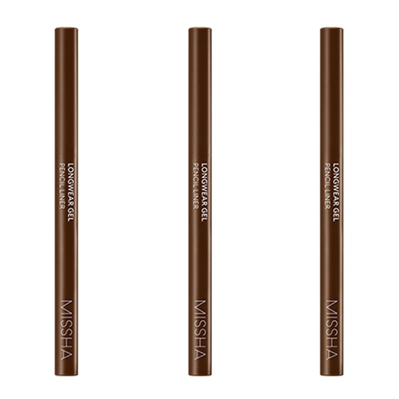 MISSHA Long Wear Gel Pencil Liner, 4 Colors (12 Options)