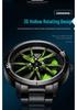 Sanda Men's Racing Concept Quartz Watch with 3D Hollow Dial and Rotating Waterproof Design