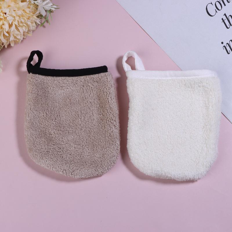 Makeup Remover Cleansing Gloves Reusable Soft Microfiber Face Care Towel Beauty Facial Cleansing Cloth Skin Care