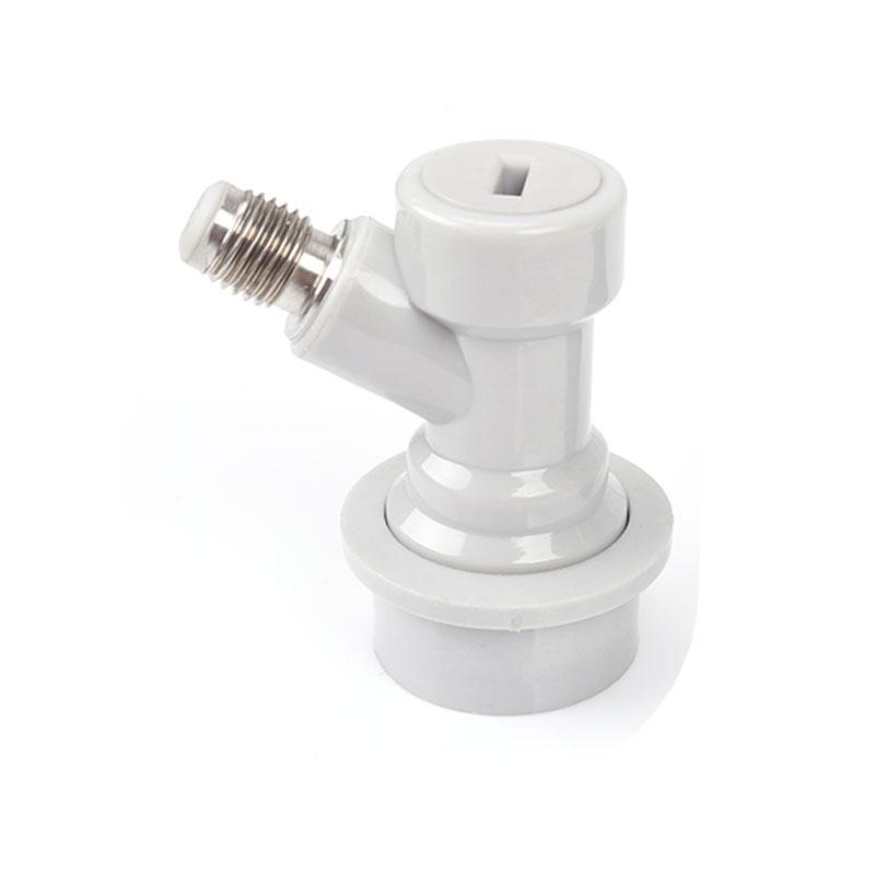 4 Piezas Conector de Bloqueo de Bola, Desconexión de Bloqueo de Bola para Barril de Cerveza, Conectores de Líquido / Gas para Elaboración Casera, Piezas para Barril Corny / Cornelius