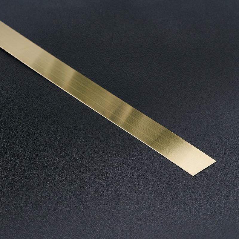 Black Titanium Alloy Self-Adhesive Decorative Ceiling & Wall Edging Strip