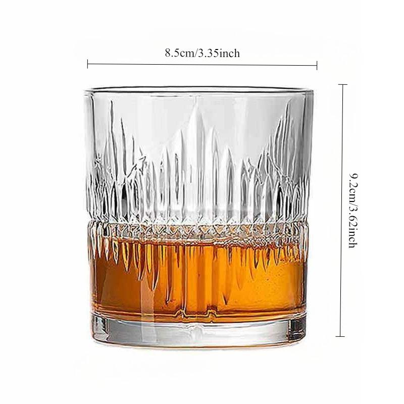 1pcs Vertical Striped Iced Coffee Cup Latte Coffee Shop Beverage Juice Lemon Glass Water Cup Japanese Style Whisky Glass Cups