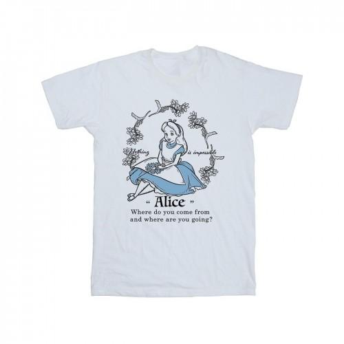 Alice In Wonderland Mens Nothing Is Impossible T-Shirt