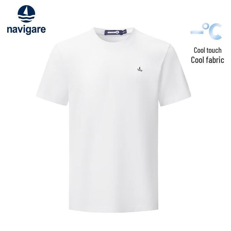 Navigare Men s Cool-Touch Solid Color Short Sleeve T-Shirt L